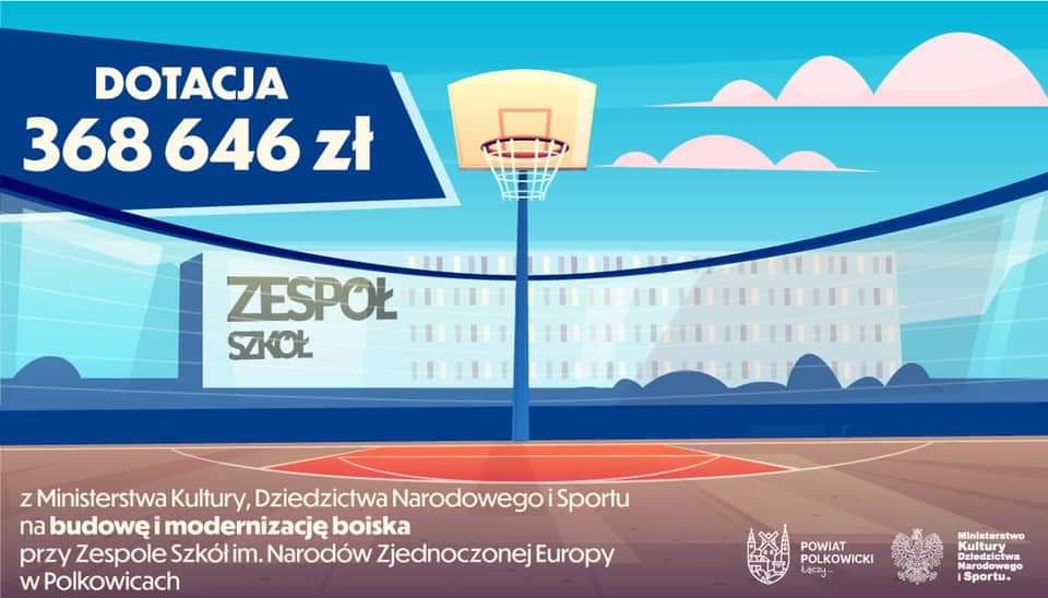 JEST DOTACJA NA ROZWÓJ NASZEJ BAZY SPORTOWEJ!