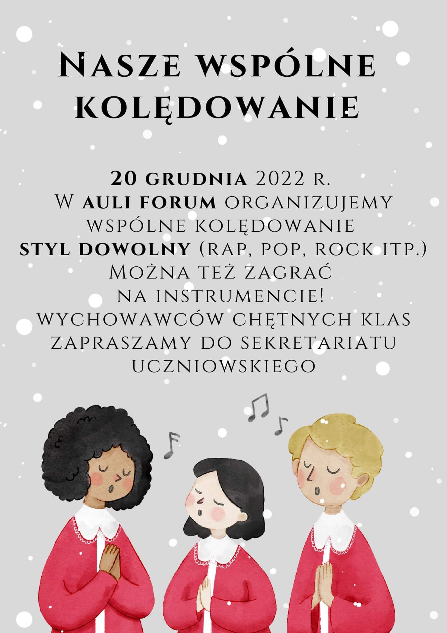 NASZE WSPÓLNE KOLĘDOWANIE