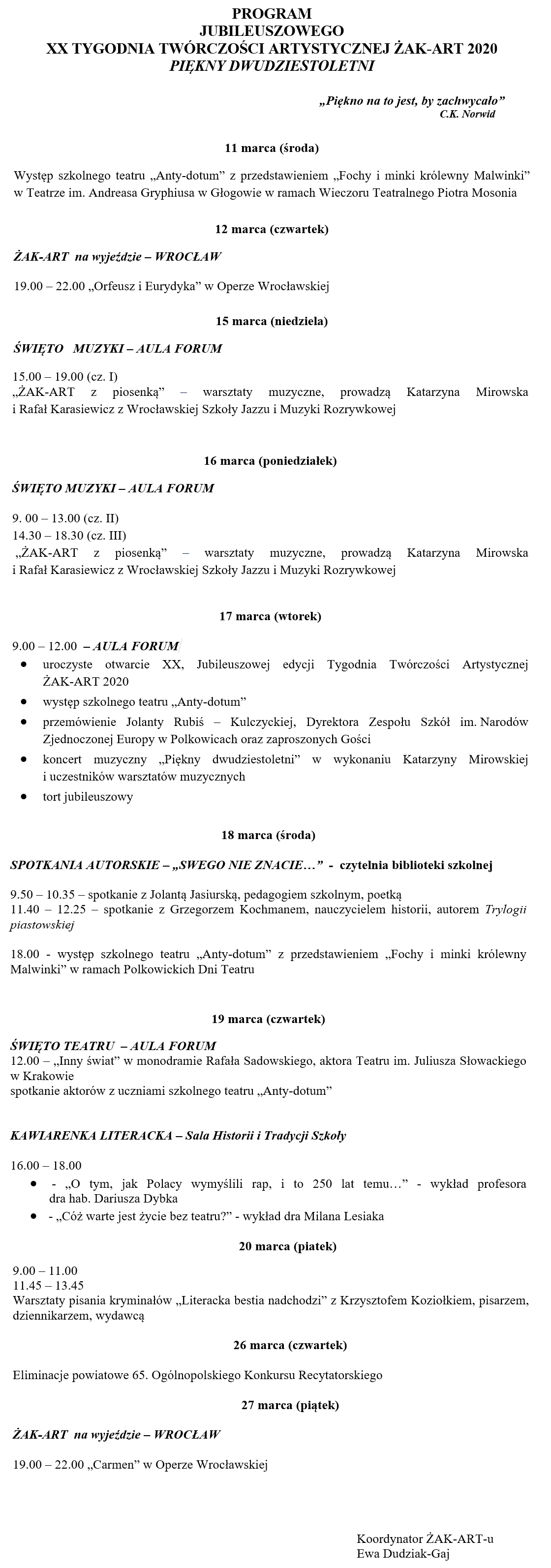 Żak-art